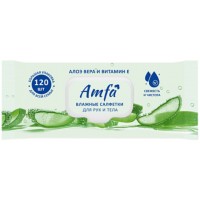 AMFA Влажные салфетки для всей семьи 120шт
