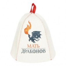 Шапка банная женская с принтом 