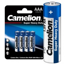 Батарейка мизинч R03 BL-4/R03P-BP4B Цена за 4 шт Camelion (в уп.12*4шт)