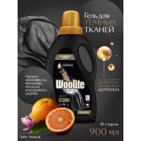 Woolite гель для стирки 900мл Premium Dark