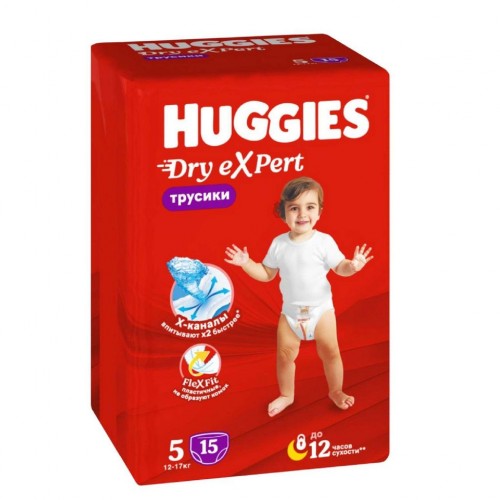 Хаггис подгузники трусики Драй Эксперт Конви 5 15шт