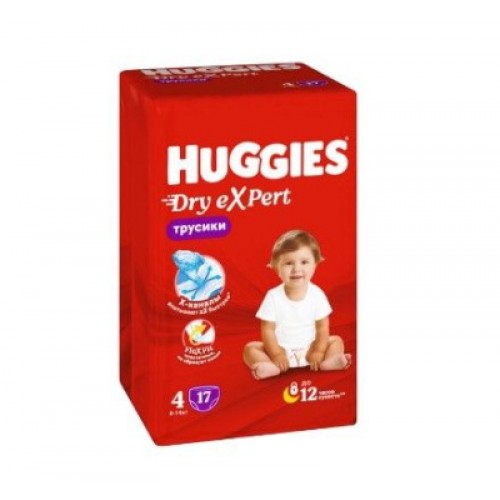 Хаггис подгузники трусики Драй Эксперт Конви 4 17шт