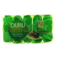 ДУРУ туалетное мыло 5*70гр глицериновое Natural с маслом оливы