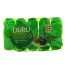 ДУРУ туалетное мыло 5*70гр глицериновое Natural с маслом оливы