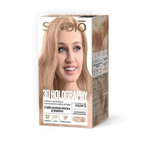 Студио Профешнл 3D стойкая краска для волос т.9.73 Очень светлый миндальный блонд HOLOGRAPHY 2025