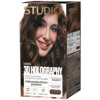 Студио Профешнл 3D стойкая краска для волос т.6.00 Натуральный темно-русый HOLOGRAPHY 2025 Студио Профешнл 3D стойкая краска для волос т.6.00 Натуральный темно-русый HOLOGRAPHY 2025