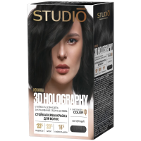 Студио Профешнл 3D стойкая краска для волос т.1.0 Черный HOLOGRAPHY 2025 Студио Профешнл 3D стойкая краска для волос т.1.0 Черный HOLOGRAPHY 2025