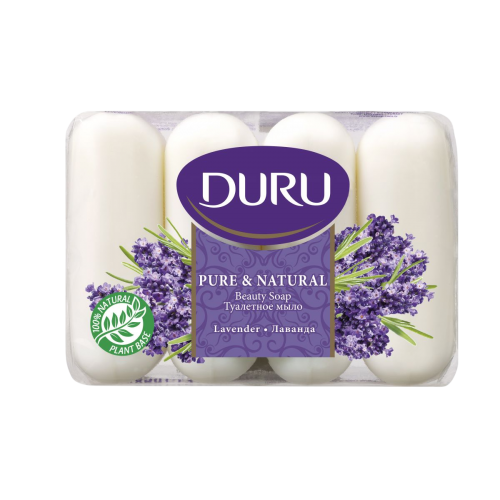 ДУРУ туалетное мыло 4*85 гр Purе&Natural Лаванда*