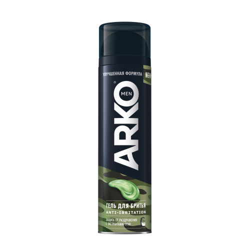 АРКО гель для бритья 200мл Anti-Irritation защита от раздражения*