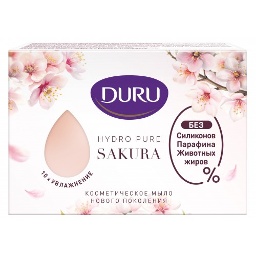 ДУРУ туалетное мыло 106гр Hydro Pure Сакура*