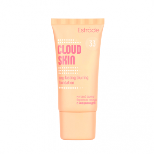 Эстрада тональный крем стойкий с блюр-эффектом CLOUD SKIN 33 кремовый бежевый