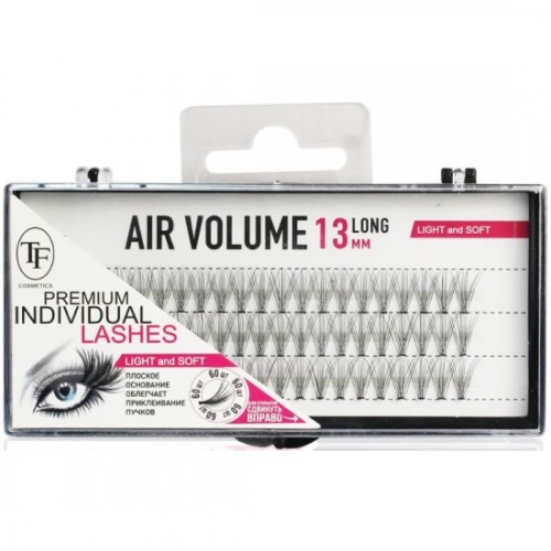 TF Пучки ресниц  разной длины AIR VOLUME MIX , арт. М206, черные