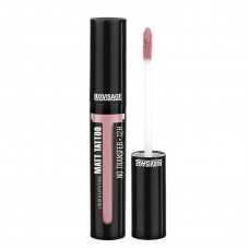 LUXVISAGE MATT TATTOO NO TRANSFER 12H Жидкая губная помада, тон 123 Dusty Rose