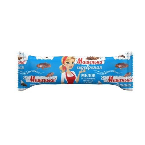 Мелок МАШЕНЬКА серебрянный мелок от тараканов,моли (20г) кор/200шт. КП