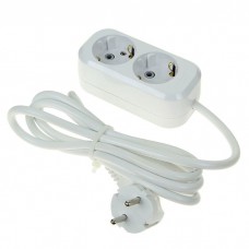 Удлинитель (с заземл) 2*3метра Volsten