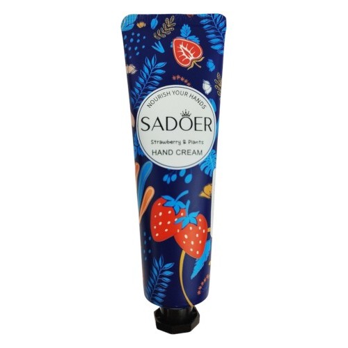 SADOER крем для рук питательный  Клубника 30 г