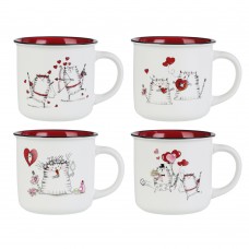 Кружка 380мл фарфор Все для тебя 4 дизайна MILLIMI