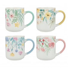 Кружка 380мл. Весна фарфор 4 дизайна MILLIMI