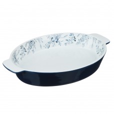 Форма для запекания и серв. овальная 31*20,5*5см MILLIMI цветы, керамика Форма для запекания и серв. овальная 31*20,5*5см MILLIMI цветы, керамика