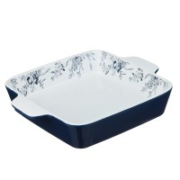 Форма для запекания и серв. квадрат 26*21*5см MILLIMI цветы, керамика