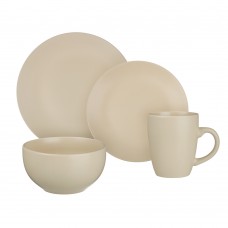 Набор столовой посуды 16пр керамика кремовый MILLIMI