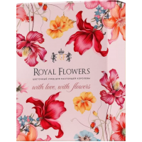 Подарочный набор №125 Royal Flowers Цветочный уход для настоящей королевы (крем д/рук + БДГ )