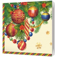 Салфетки бумажные 33*33см, 3-х слойная 20шт Елочные украшения