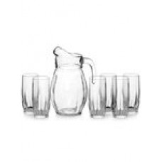 Набор графин (1600мл)+6 стаканов DANS (Стеклопласт) Набор графин (1600мл)+6 стаканов DANS (Стеклопласт)