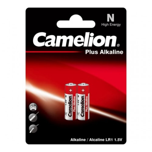Батарейка пальчик BL-2 LR1 Plus Alkaline цена за 2шт (LR1-BP2,1.5В)  Camelion