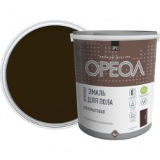 Эмаль для пола акриловая ОРЕОЛ полуматовая венге 2,3 кг.