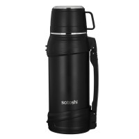 Термос с широкой горловиной 1,60л. Акка, нержавеющая сталь SATOSHI