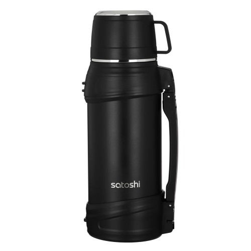 Термос с широкой горловиной 1,60л. Акка, нержавеющая сталь SATOSHI