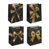 Пакет подарочный бумажный 18х23х10см. 4 дизайна, Fntastic