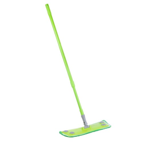 Швабра с насадкой из микрофибры на липучках, рукоятка металл окраш., телескоп. Швабра с насадкой из микрофибры на липучках, рукоятка металл окраш., телескоп.
