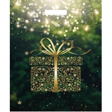 Пакет ПВД с вырубной ручкой 450*380*0,060 Золотой Подарок цена за упаковку 50 шт. Пакет ПВД с вырубной ручкой 450*380*0,060 Золотой Подарок цена за упаковку 50 шт.