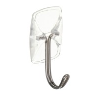 Крючок самоклеющийся 1шт Рогатка пластик металл 6 цветов