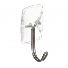 Крючок самоклеющийся 1шт Рогатка пластик металл 6 цветов