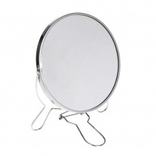 Зеркало настольное двухстороннее 14,5см. сталь Зеркало настольное двухстороннее 14,5см. сталь