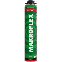 Макрофлекс пена монтажная Мега 65 ПРО Всесезонная 850мл