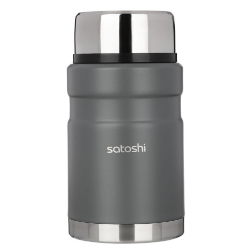 Термос с широкой горловиной 0.07л Торнадо нержав.сталь SATOSHI