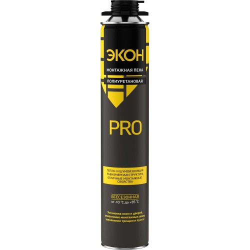 ЭКОН ПРО пена монтажная Всесезонная 700мл (замена с 3003354