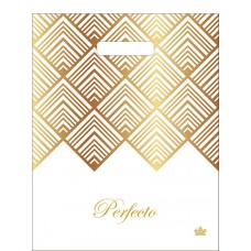 Пакет ПВД с вырубной ручкой 370*300*0,090 Перфекто Изящность Цена за 25шт!!!