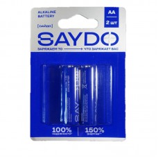 Батарейки алкалиновые «SAYDO Medium» размер AА, блистер 2 шт.