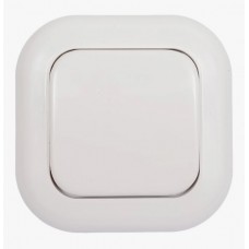 Выключатель для закрытой установки одноклавишный 250В 1п 2мод. СП Валентина 6А IP20 C16-040 белый