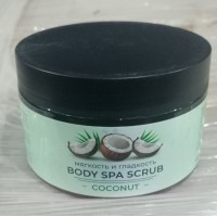Соляной скраб для тела BODY SPA кокос (мягкость и гладкость) 365г.