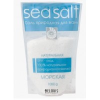 Соль для ванной МОРСКАЯ натуральная 1000г (дой-пак)