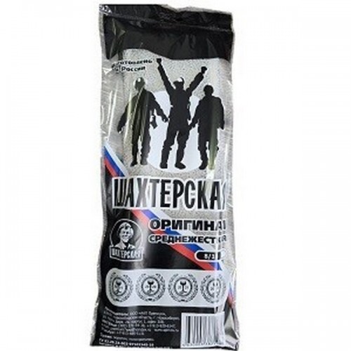 Мочалка банная жесткая Шахтерская Оригиная Черная