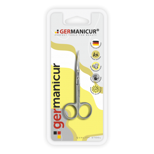 Germanicur Ножницы маникюрные прямые заточенные