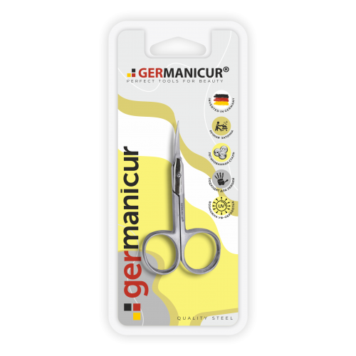 Germanicur Ножницы маникюрные закруглённые заточенные