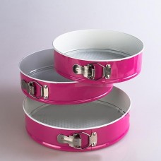 Форма для выпечки разъемная набор 3шт d24,26,28, антипригарная с керамическим покрытием  S-757-1 СОЦ